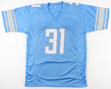 Kerby Joseph Signed Detroit Lions Jersey (OKAuthentics) 2022 3rd Round Pick D.B.