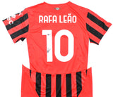 Rafael Leao Signed AC Milan Home Red Soccer Jersey #10 - Beckett Hologram
