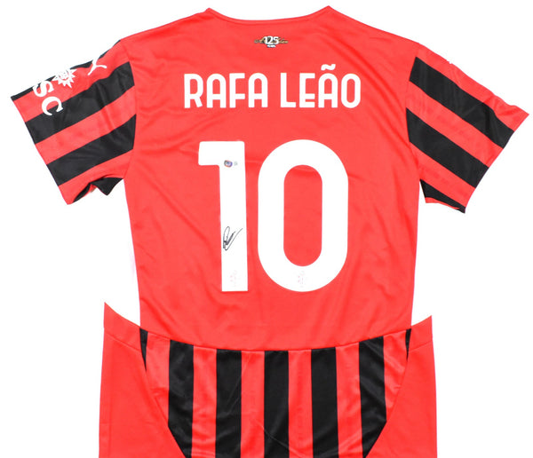 Rafael Leao Signed AC Milan Home Red Soccer Jersey #10 - Beckett Hologram