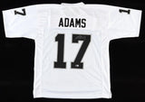 Davante Adams Signed Las Vegas Raiders White Jersey Beckett /5xPro Bowl Receiver
