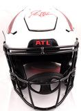 Deion Sanders Signed Atlanta Falcons F/S Lunar Speed Flex Helmet- Beckett W Holo