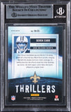 Saints Derek Carr Signed 2023 Rookies & Stars Thrillers Silver #21 Card BAS Slab