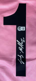 Gianluigi Buffon Signed Juventus Lotto Pink Soccer Jersey BAS