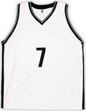 BROOKLYN NETS KEVIN DURANT AUTOGRAPHED WHITE JERSEY BECKETT BAS WITNESS 215771