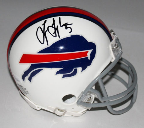 Tyrod Taylor Signed Bills Mini-Helmet (JSA ) Buffalo Starting QB / 2015 Pro Bowl