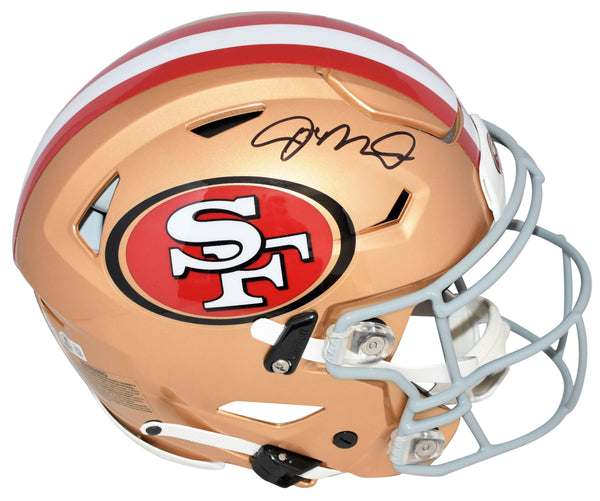 JOE MONTANA SIGNED SAN FRANCISCO 49ERS AUTHENTIC SPEEDFLEX HELMET BECKETT