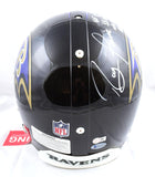 Ray Lewis Ravens F/S ProLine Helmet w/ 5 Insc- Beckett Auth *White Full Name