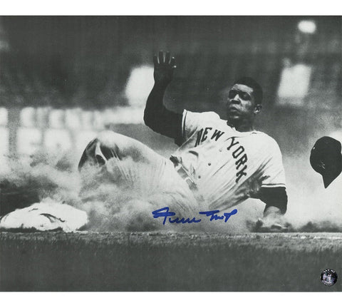 Willie Mays Signed New York Giants Unframed 8x10 MLB Sliding Photo