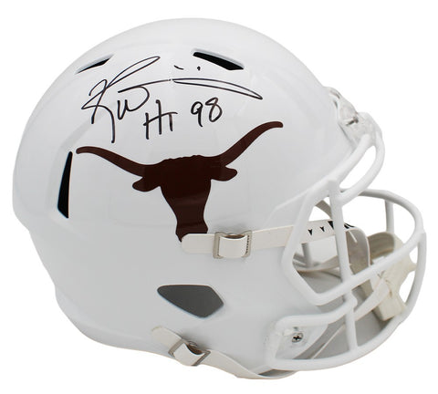 Ricky Williams Signed Texas Longhorns Speed Full Size NCAA Helmet with "HT 98"
