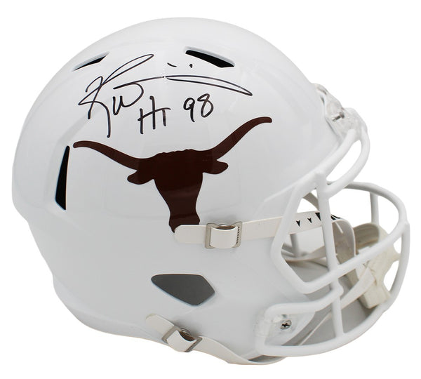 Ricky Williams Signed Texas Longhorns Speed Full Size NCAA Helmet with "HT 98"