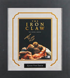 Kevin Adkinson Kevin Von Erich The Iron Claw Signed 8x10 Framed Photo BAS Wit