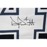 Dak Prescott Autographed/Signed Pro Style sz. XL Blue Jersey Beckett 56285