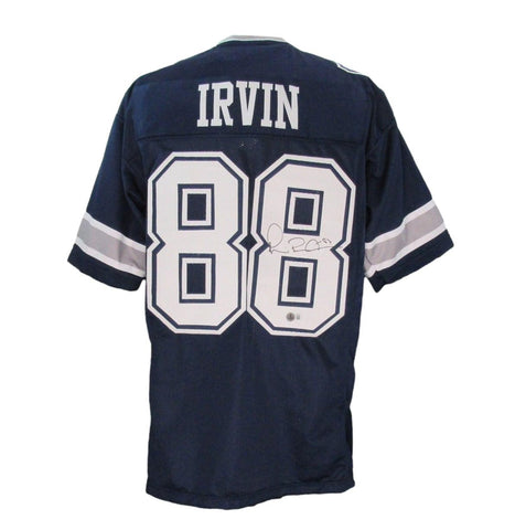 Michael Irvin HOF Autographed Custom Jersey Dallas Cowboys Beckett 200794