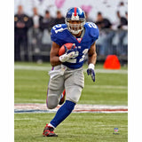 Tiki Barber Signed New York Giant Photo Jersey (Steiner) 3xPro Bowl RB 2004-2006