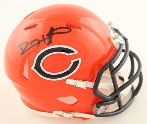 Devin Hester Autographed Chicago Bears Flash Mini Helmets - JSA