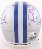 Robert Porcher Signed Detroit Lions Throwback Alternate Speed Mini Helmet / JSA