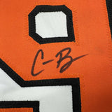 Autographed/Signed Corbin Burnes Baltimore White Jersey Beckett BAS COA