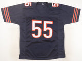 Otis Wilson Signed Chicago Bears Jersey (Beckett) Super Bowl XX Champion / LB