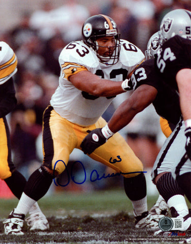 Dermontti Dawson Signed Pittsburgh Steelers 8x10 Photo BAS 45563