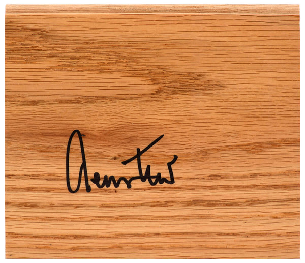 Jerry West (Los Angeles Lakers) Signed 5x6 Floor Piece - (SCHWARTZ COA)