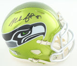 Noah Fant Signed Seattle Seahawks Flash Alternate Speed Mini Helmet (Beckett)