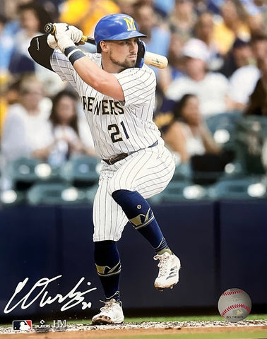 CALEB DURBIN - Milwaukee Brewers - Signed 8x10 Photo #2 AUTO