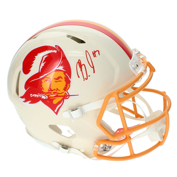 Bucky Irving Autographed Tampa Bay Buccaneers RETRO Authentic Helmet Beckett