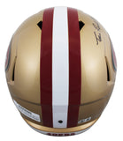 49ers Tom Rathman Authentic Signed Full Size Speed Rep Helmet BAS Witnessed