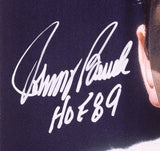 Johnny Bench Signed Cincinnati Reds 16"x 20" Photo Inscribed "HOF 89" (JSA COA)
