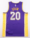 Brian Shaw Signed Los Angeles Lakers Nike Jersey (PSA) 3xNBA Champion 2000-2002