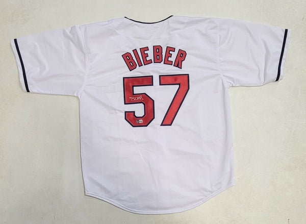 SHANE BIEBER SIGNED PRO STYLE XL CUSTOM JERSEY WITH JSA HOLOGRAM