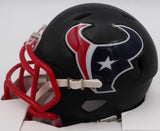 Phillip Lindsay Autographed Black Flat Black Mini Helmet Texans Beckett WM20899