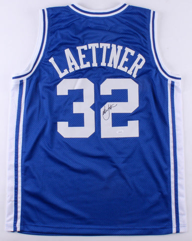 Christian Laettner Signed Duke Blue Devils "The Shot" Jersey (JSA) 1992 #3 Pick