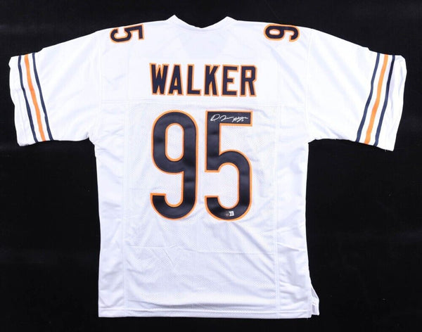 DeMarcus Walker Signed Chicago Bears Jersey (Beckett) 2017 2nd Round Draft Pk DE