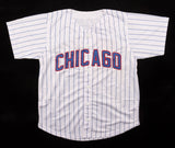 Nico Hoerner Signed Chicago Cubs Pinstriped Jersey (Becket) 2018 1st Round Pick