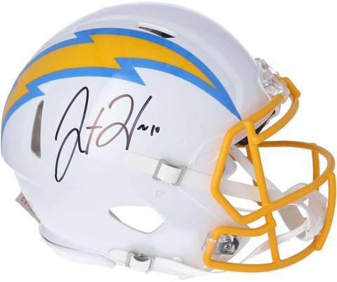 Justin Herbert Los Angeles Chargers Autographed Riddell Speed Authentic Helmet
