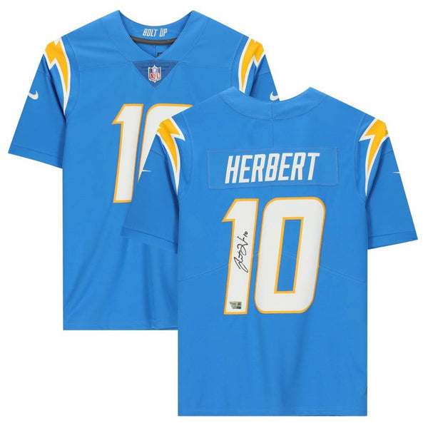 Justin Herbert Autographed LA Chargers Powder Blue Nike Limited Jersey Fanatics