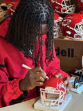 Rashee Rice Signed/Autographed Chiefs Speed Mini Helmet Beckett 184979