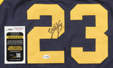 Yaxel Lendeborg Signed Michigan Wolverines Jersey (JSA COA)