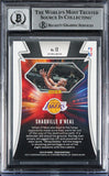 Lakers Shaquille O'Neal Signed 2019 Panini Prizm FO #12 Card Auto 10! BAS Slab