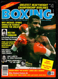 Michael Spinks "Jinx" Autographed Signed Magazine Beckett BAS QR #BM37869