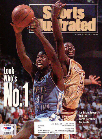 Brian Reese Autographed SI Cover Florida State Best Wishes PSA/DNA COA Z80464