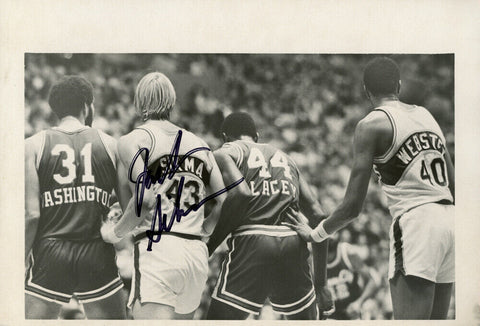 Jack Sikma Autographed Signed 8x11.5 Photo Seattle Supersonics MCS Holo #70215