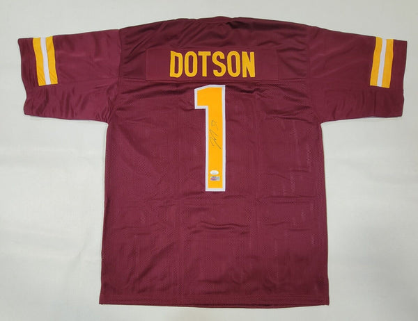 JAHAN DOTSON AUTOGRAPHED PRO STYLE CUSTOM XL JERSEY w/ JSA HOLOGRAM ONLY