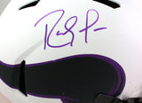 Randy Moss Autographed Vikings Lunar Authentic F/S Helmet- Beckett W *Purple