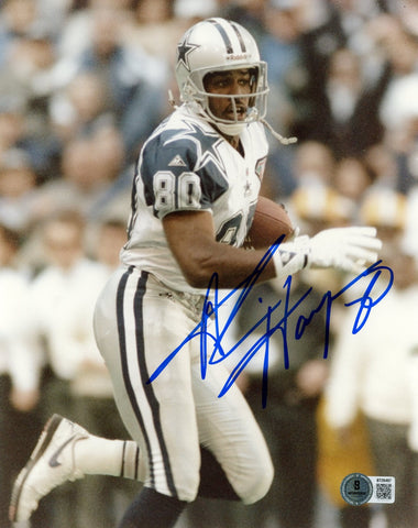 Alvin Harper Autographed/Signed Dallas Cowboys 8x10 Photo Beckett 56819
