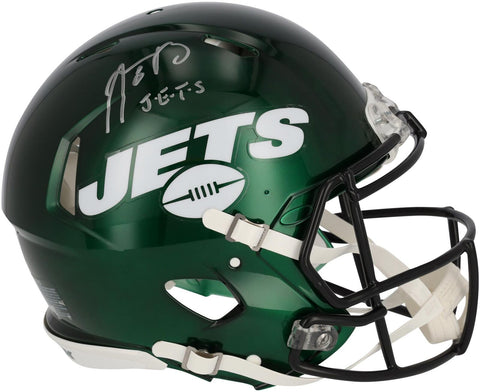 Aaron Rodgers New York Jets Signed Riddell Speed Authentic Helmet w/J-E-T-S Insc