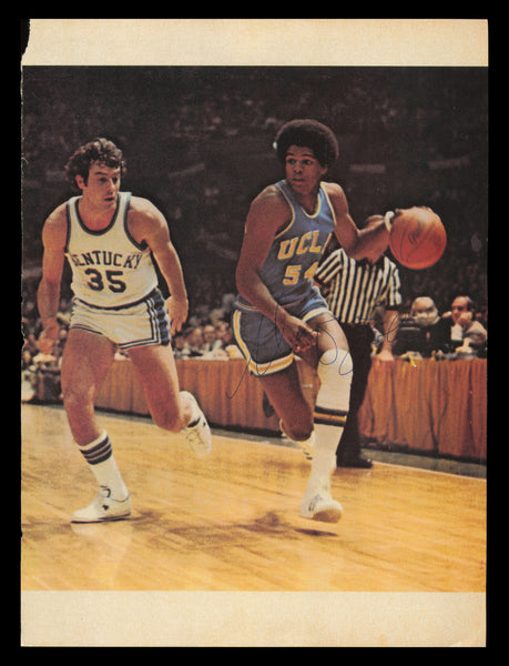 Marques Johnson Autographed Signed 8x11 Magazine Photo UCLA SKU #237975