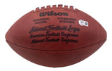 Mean Joe Greene Steelers Signed Wilson Super Bowl IX Duke Football HOF 87 BAS