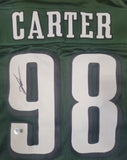 JALEN CARTER SIGNED AUTOGRAPHED PRO STYLE CUSTOM XL JERSEY BECKETT QR